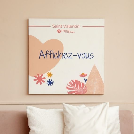Affichage saint valentin